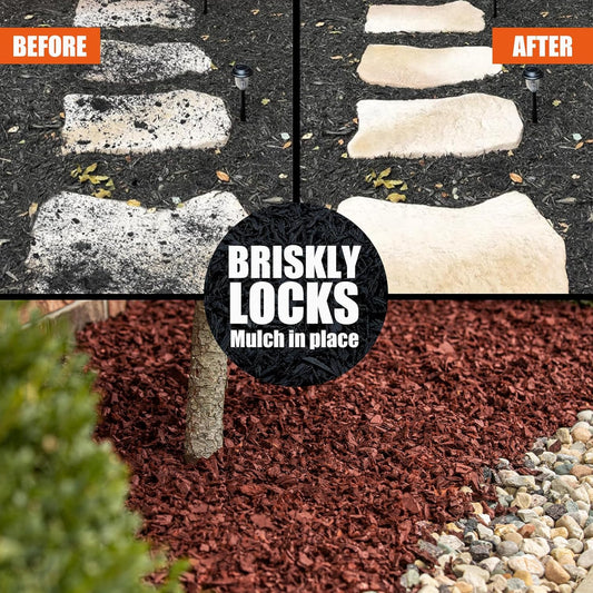 Mulch Glue for Landscaping, 1 Gallon Mulch Glue, Ready to Use Fast-Dry Non-Toxic, Strong Mulch Gravel Glue, Rock Glue