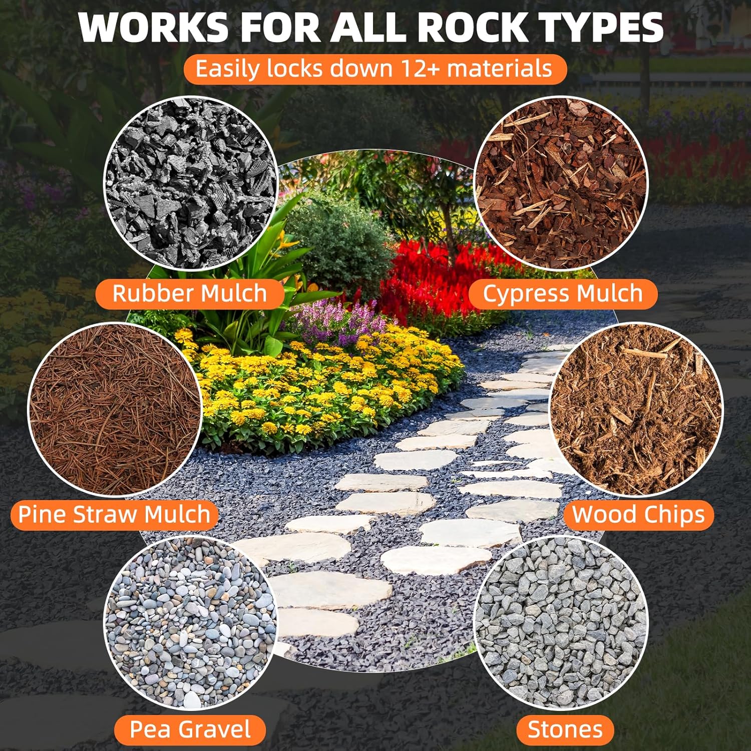 Shabebe Concentrated Rock Glue for landscaping 2 Gallon - Super Thick Super Stick