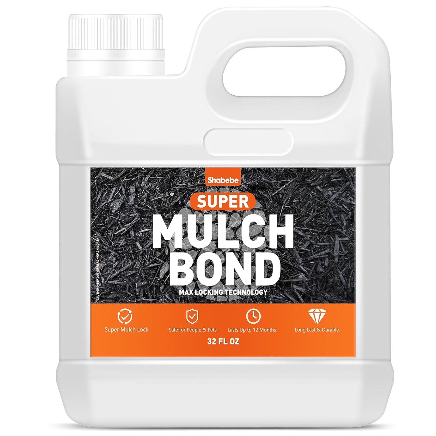 Shabebe Mulch Glue 32oz Concentrated - Max Locking Technology