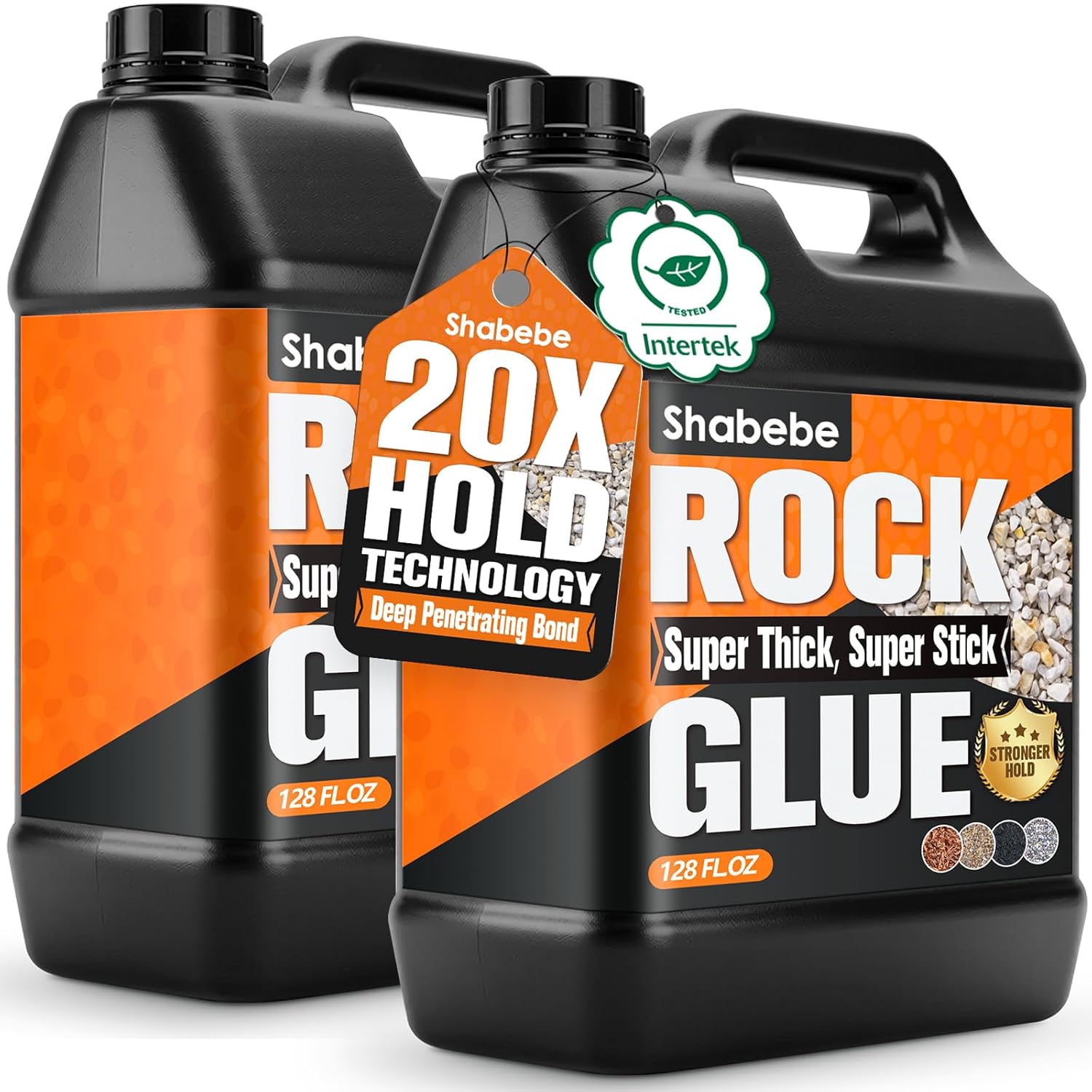 Shabebe Concentrated Rock Glue for landscaping 2 Gallon - Super Thick Super Stick
