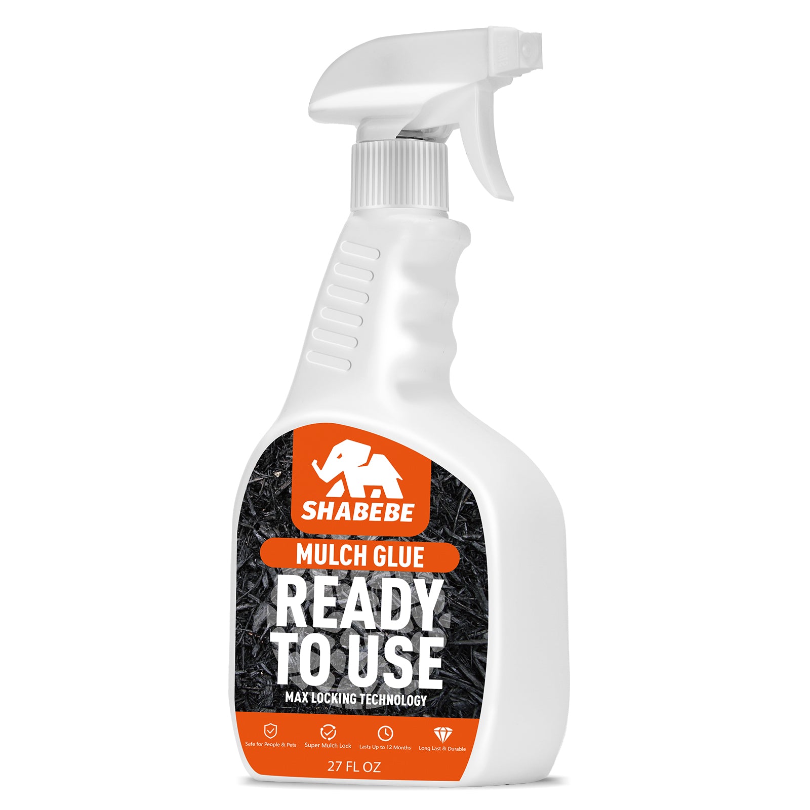 Shabebe Mulch Glue Spray 27 fl oz - Ready to Use