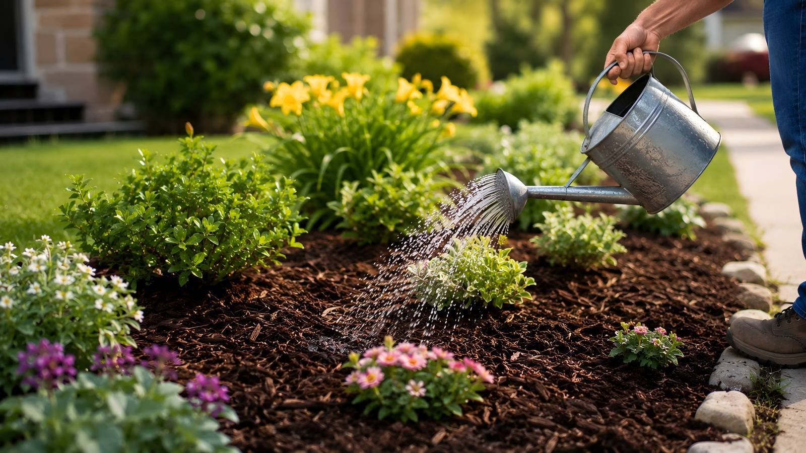 Does Mulch Glue Allow Water to Penetrate?