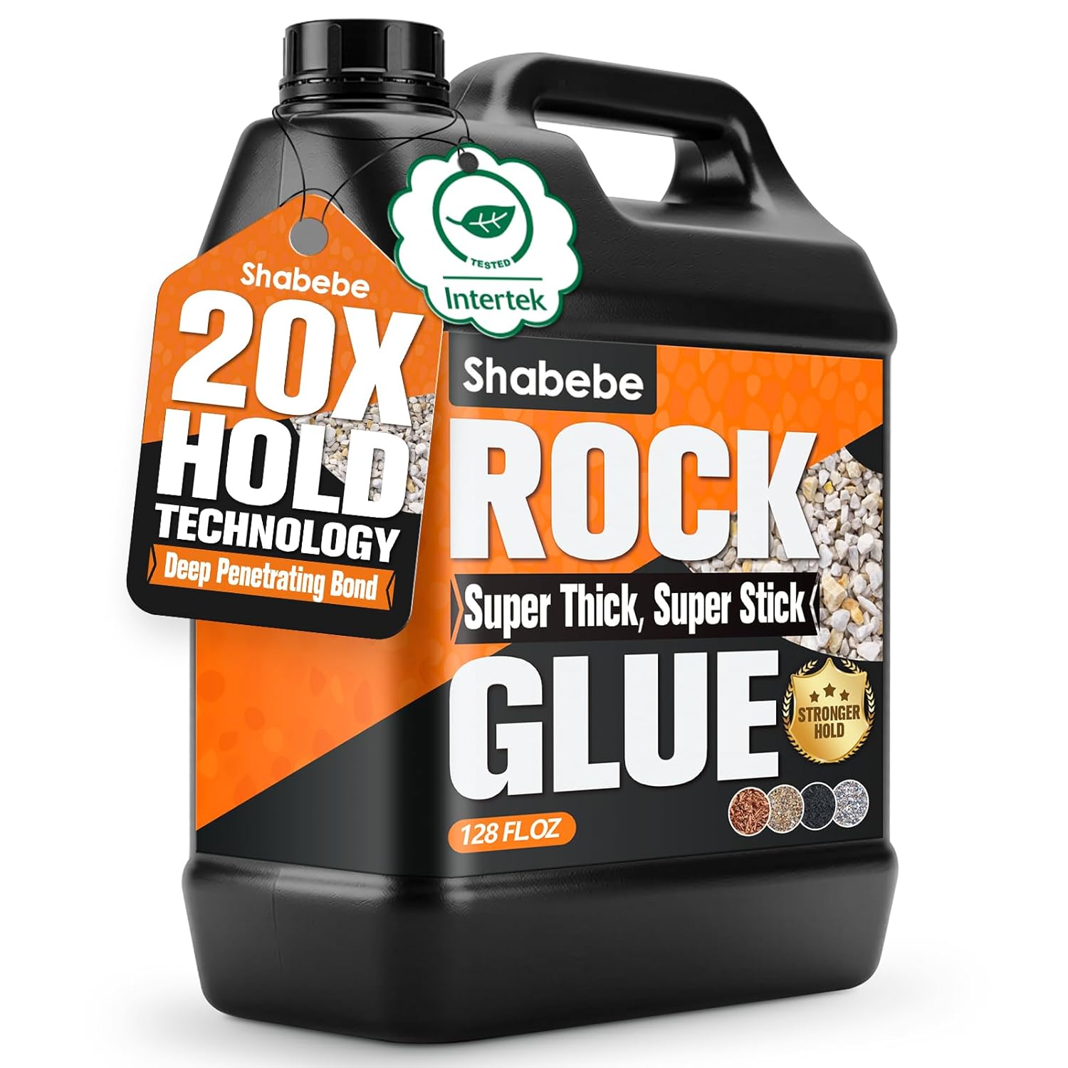 Shabebe Concentrated Rock Glue for landscaping 1 Gallon - Super Thick Super Stick