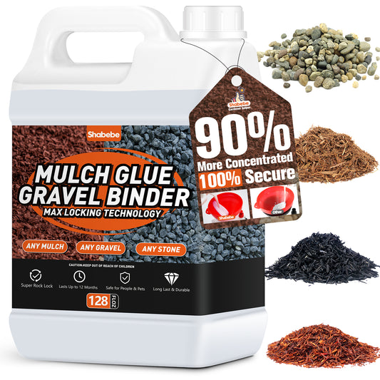 Shabebe Mulch Glue Gravel Binder - 3.78L (128 fl oz)