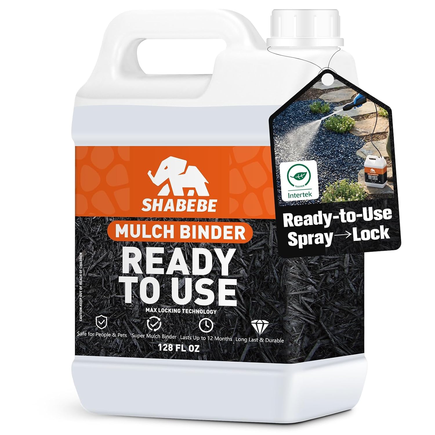 Shabebe Mulch Glue 1 Gallon - Ready to Use